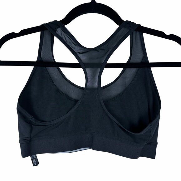 Victoria Secret Sport The Player Sport Bra Black Sz Medium Racerback Mesh NWOT - Picture 3 of 7